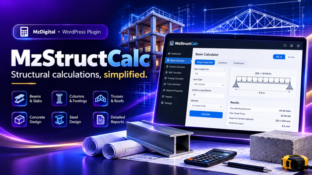 MzStructCalc product preview